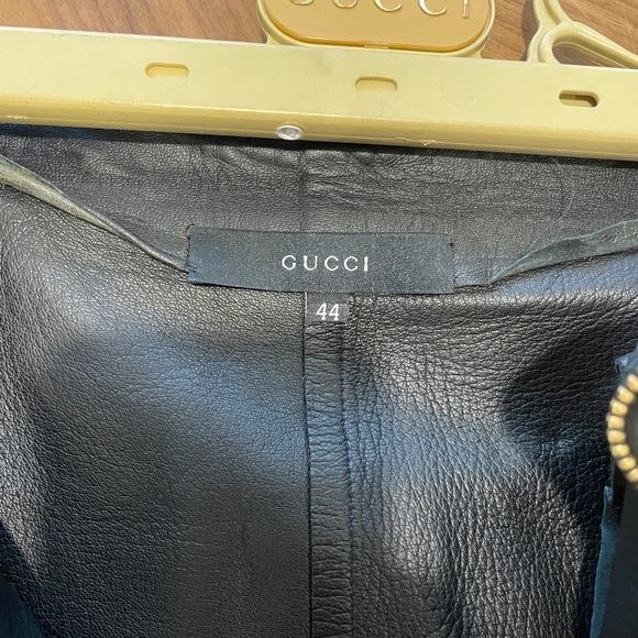 Gucci leather skirt from Tom Ford collection. Black cut edge with suede details. - Picture 5 of 8